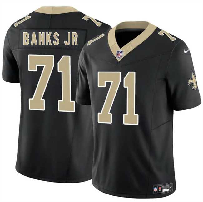 Men & Women & Youth New Orleans Saints #71 Kelvin Banks Jr Black 2025 Draft F.U.S.E. Vapor Limited Stitched Jersey,We sell and wholesale Men & Women & Youth New Orleans Saints #71 Kelvin Banks Jr Black 2025 Draft F.U.S.E. Vapor Limited Stitched Jersey on line form chian!